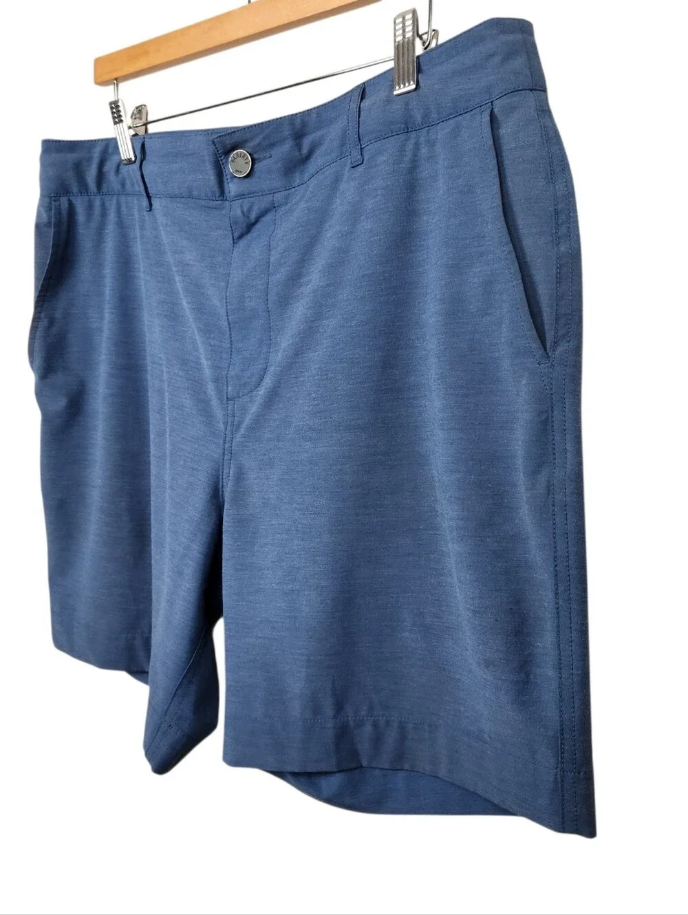 Faherty All Day Shorts Blue Midnight Golf MSC0013 Quick Drying Mens Size 35